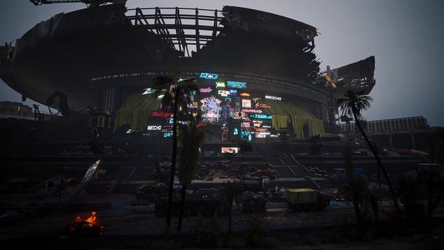 Cyberpunk 2077 Ambience - Dogtown Stadium