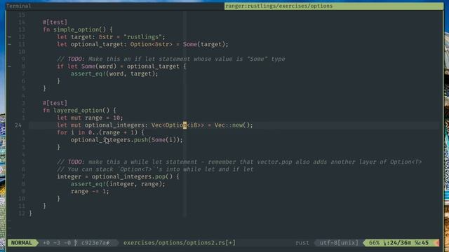 Rustlings 5.0 | Options | Learn Rust Interactively смотреть онлайн