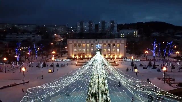 Елка в Корсакове