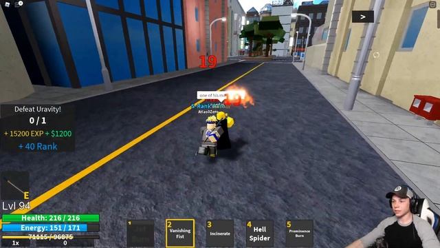 Legendary HELL FLAME Quirk Showcase My Hero Mania Roblox!