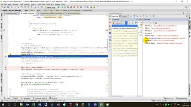 Android Studio #6: Http Volley Wait on Return Value at OnResponse of a StringRequest смотреть онлайн