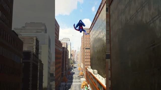 Marvel's Spider-Man PS5 Web Swinging Smooth #shorts смотреть онлайн
