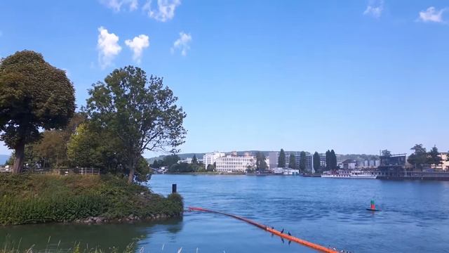 Франция. Вид на Швейцарию и Германию. Место 3х стран. смотреть онлайн