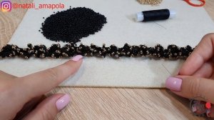 Ажурное колье из бисера/Не огалала/Beaded NECKLACE/Бисероплетение/Мастер класс/Natali Amapola