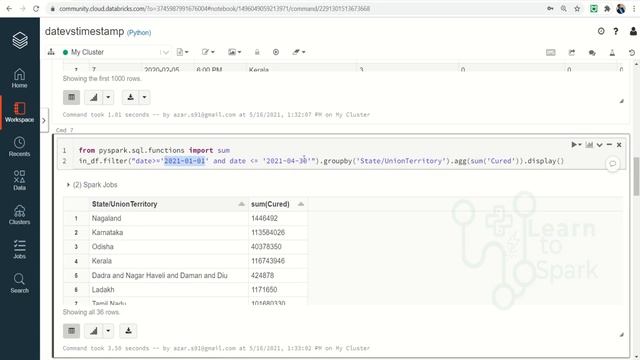 Apache Spark | Spark Performance Tuning | Spark Optimization Techniques { Filter on Date } смотреть онлайн