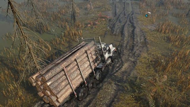 SnowRunner (Средние бревна Островное Озеро) МИЧИГАН смотреть онлайн