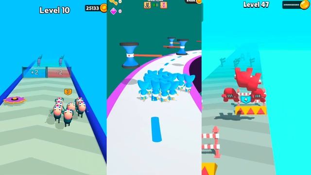 Monster run 3d + merge rainbow 3d run + merge alphabet - merge simulator game смотреть онлайн