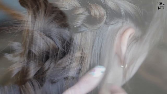 Easy And Fast Hairstyle. Twisted Hairstyle