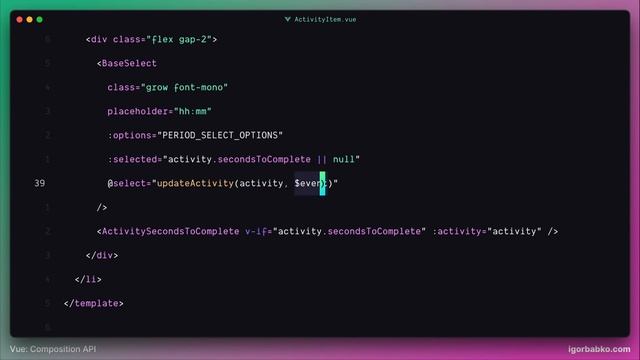 Vue Composition API с нуля #86 - Универсальная функция для обновления активностей смотреть онлайн