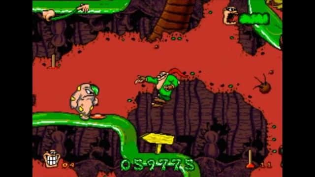 Sega Mega Drive 2 (Smd) 16-bit Boogerman A Pick and Flick Adventure The Pits