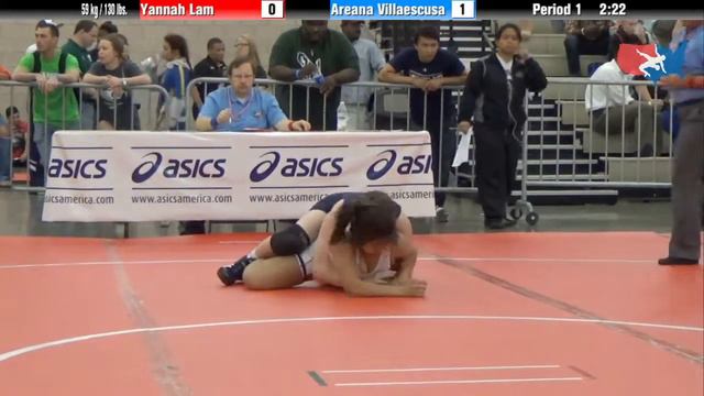 FILA Junior 59 kg / 130 lbs. - Yannah Lam vs. Areana Villaescusa смотреть онлайн