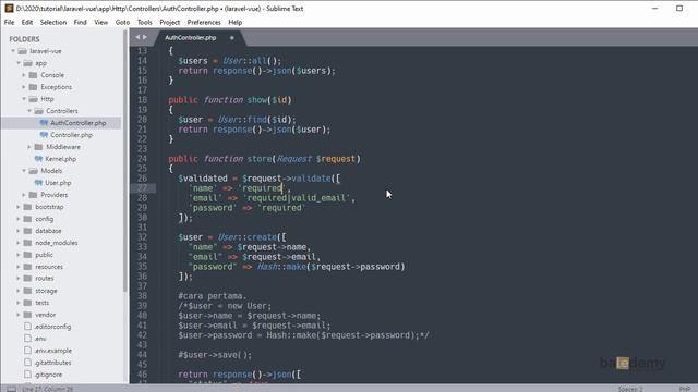 Tutorial Laravel Vue js Indonesia #37 - Validation смотреть онлайн