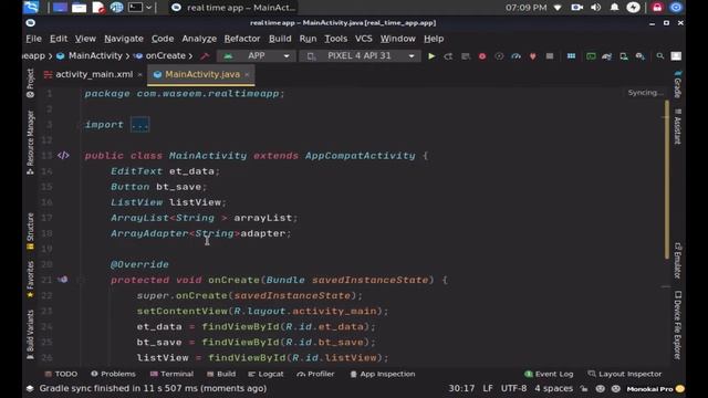 how to store data in firebase real time in Android Studio смотреть онлайн