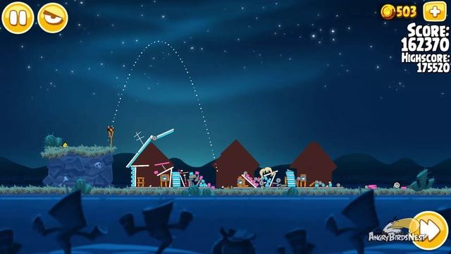 Angry Birds Seasons Invasion of the Egg Snatchers 2 25 Walkthrough 3 Star смотреть онлайн