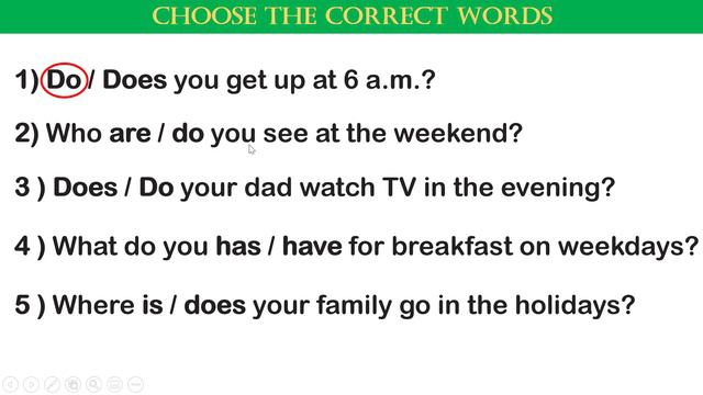Tiếng Anh 6 FRIENDS PLUS - Unit 2: Days - Lesson 5: Language Focus-Present Simple (Questions) - P.2 смотреть онлайн