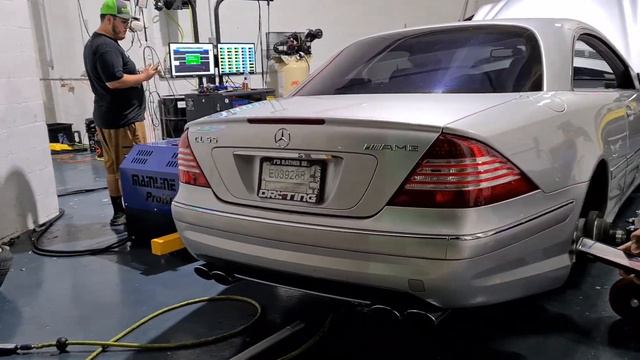 Mercedes CL55 AMG Dyno Run [Stock Pulley] смотреть онлайн