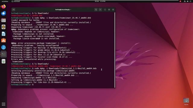 How to Install Dependencies Using dpkg [Easiest Solution] | LinuxSimply смотреть онлайн