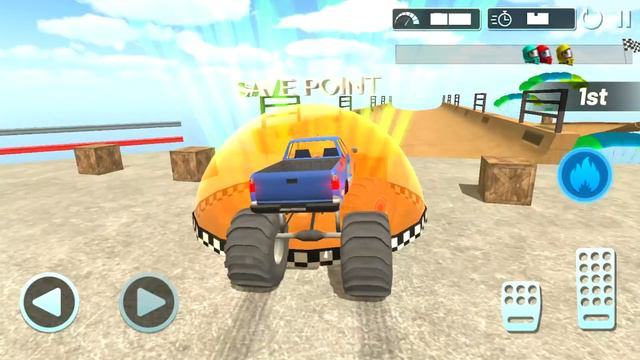 Juegos de Carros - Mounster Truck Mega Ramp Extreme - Autos Mega Mounstruos смотреть онлайн