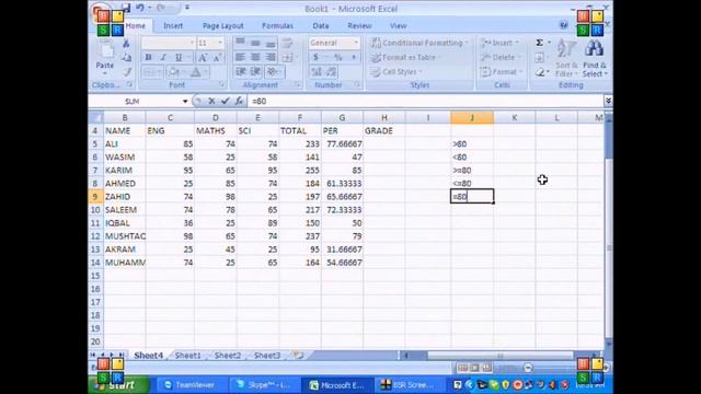 Formula Sum, Percentage, Function, MS Excel M.Teacher - 2 смотреть онлайн