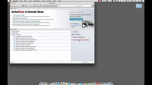 Ch01 - 02: Installing Komodo Edit (Mac) смотреть онлайн