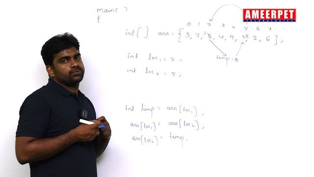 Swap Elements in Java Array | By Srinivas | Ameerpet Technologies смотреть онлайн