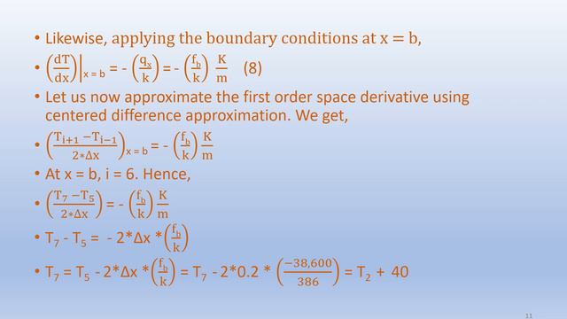 Solve 1D Transient Heat Conduction Problem Using Finite Difference CN Method with heat flux at the смотреть онлайн
