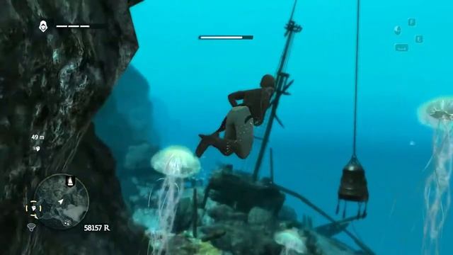 Assassin's Creed IV Black Flag Пещеры Око Дьявола: как достать последний фрагмент анимуса смотреть онлайн