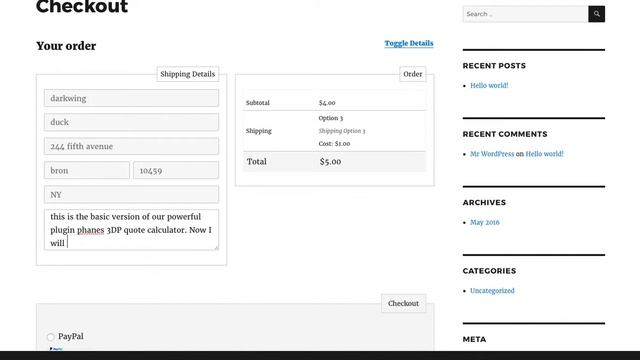 Phanes 3DP Quote Calculator Basic Version Wordpress Plugin смотреть онлайн