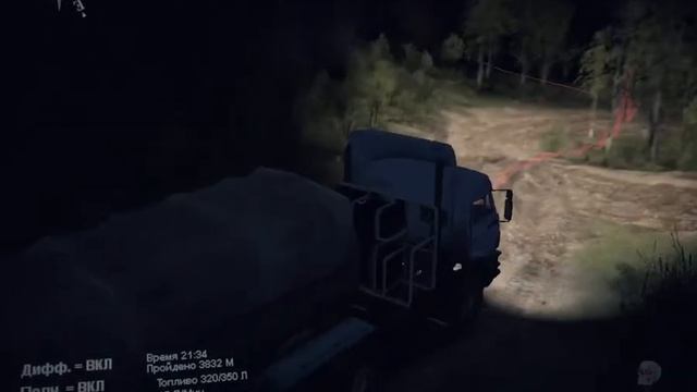SpinTires Карта Canyons DLC Прохождение ч.2 смотреть онлайн