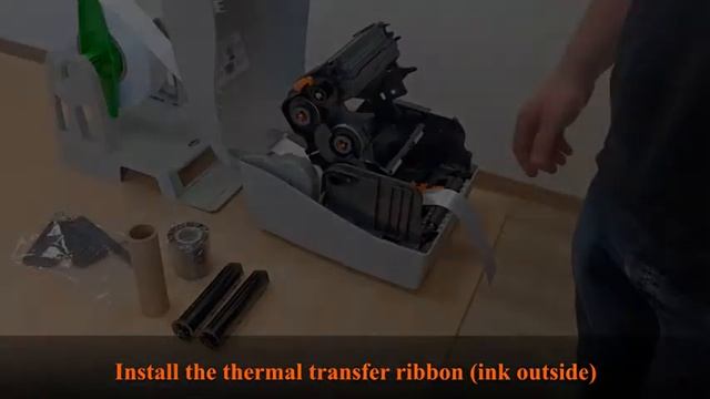 Argox CP-3140EX ribbon and TTR installation смотреть онлайн