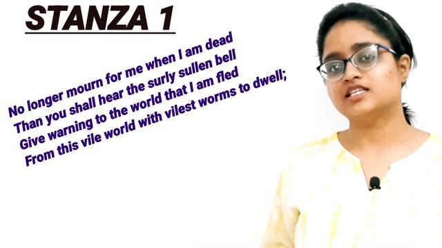 Sonnet 71 by William Shakespeare | No longer mourn for me when I am dead |in hindi | literary devic смотреть онлайн