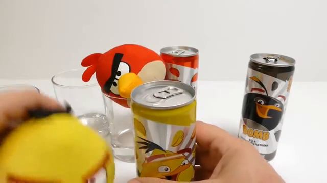 Angry Bird NEW Soft Drinks Tropical, Orange & Cola Flavor смотреть онлайн