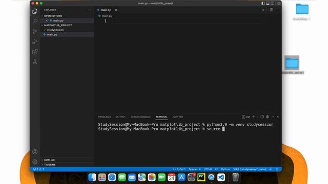 How To Install MatPlotLib in Visual Studio Code (Mac) смотреть онлайн