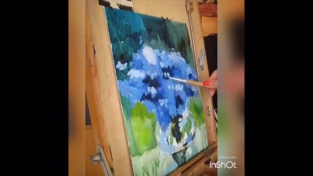 Незабудки. Художник Секачева Анна.