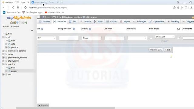 How to Declare Primary Key and Auto Incremented ID in DataBase PHPMyAdmin смотреть онлайн