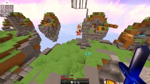 КАК ИЗИ ТАЩИТЬ В ПВП ПРИ 6 CPS? КЛИКАЮ 6 CPS НА СКАЙ ВАРС MINECRAFT смотреть онлайн