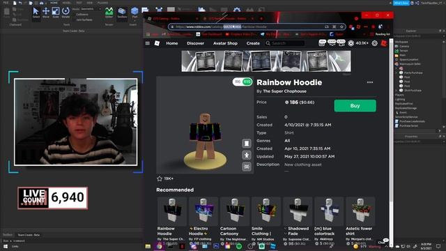 How To Make A Clothing Purchase System With Chat Notifications In Roblox Studio 2021 смотреть онлайн