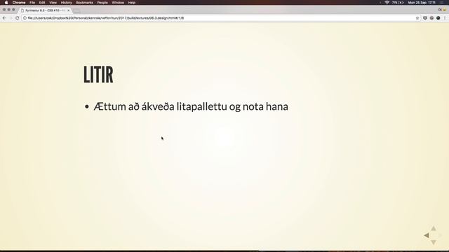 Fyrirlestur 6.3 – CSS #10 – Hönnun смотреть онлайн