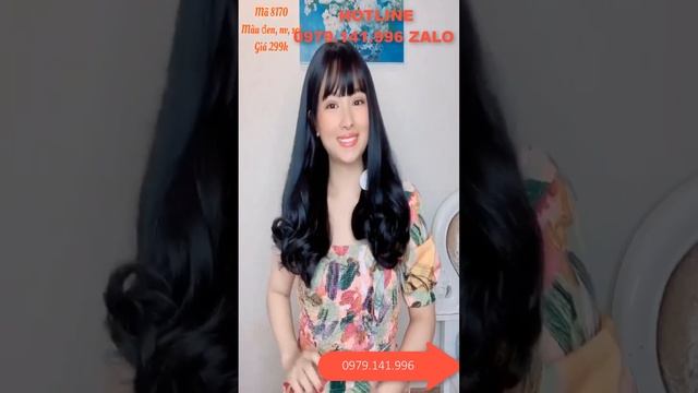 tóc giả màu đen đẹp tự nhiên #shorts смотреть онлайн