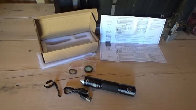 Wowtac BSS V3 Tactical LED Flashlight With USB Chargeable Battery смотреть онлайн