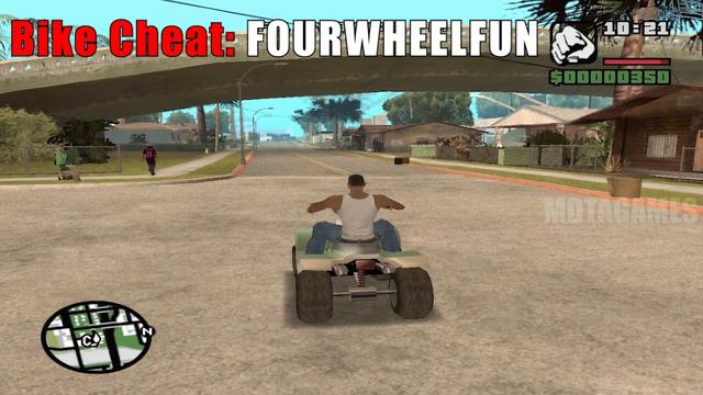 GTA San Andreas Bike Flying Cheat | Quad Bike Flying Cheat Code смотреть онлайн