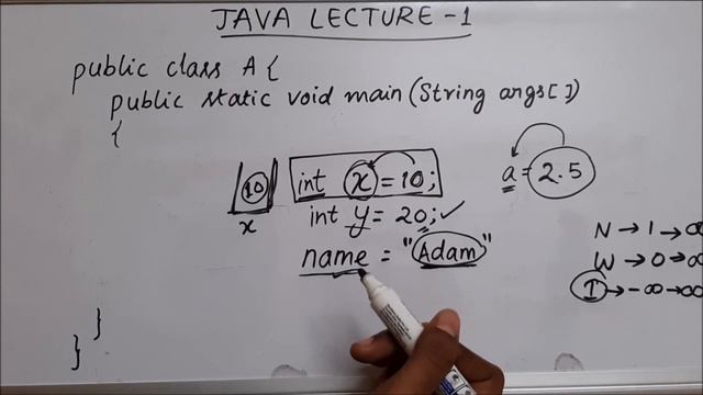 Hello World Java, Variables in Java, Data type in Java | For Beginners | Lecture 1 смотреть онлайн
