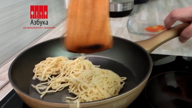 Рецепт от АЗБУКИ: Спагетти al dente (блюдо № 082) пошаговый рецепт смотреть онлайн