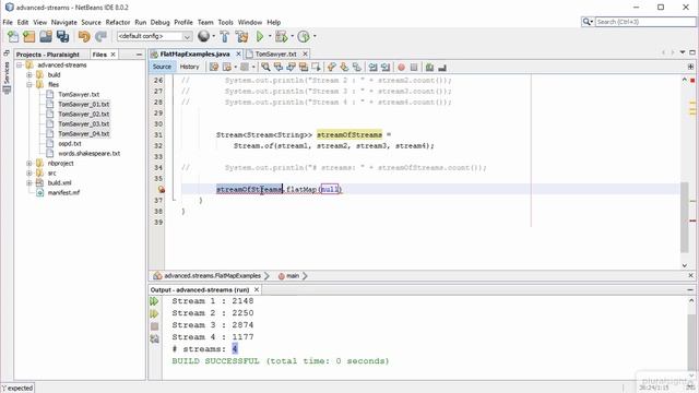 29 Live Coding Merging Streams Using Stream of and flatMap смотреть онлайн