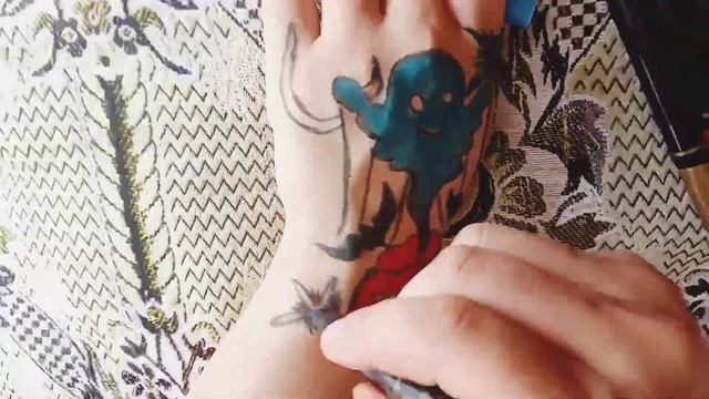 Time to get spooky! Time to get some Temporary Tattoo! ? смотреть онлайн