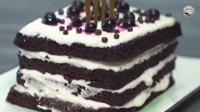 Торт в микроволновке за 4 минуты. Без духовки, без печенья, без муки. смотреть онлайн