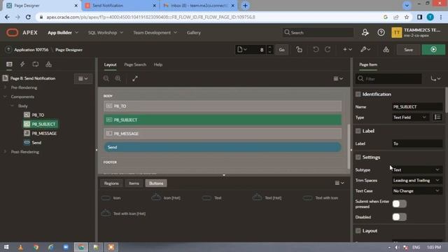 Email Notification From Oracle Apex 1 | Processes in Oracle Apex | Button Action Chain In Apex смотреть онлайн