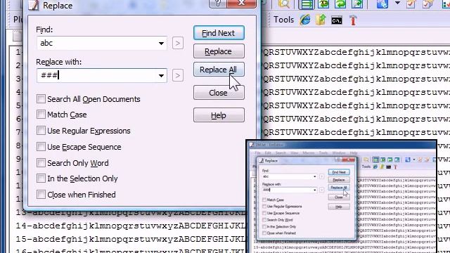EmEditor Text Editor Replace All Feature смотреть онлайн