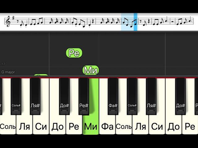 Сплин - Выхода нет (легкая песня одним пальцем на пианино + ноты)