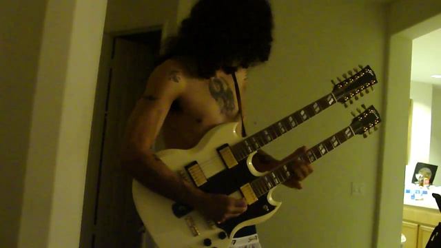 Gibson SG Doubleneck Black Keys cover by G#Sharp. SUBSCRIBE FOR LESSON VIDS смотреть онлайн